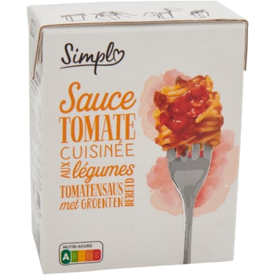 Sauce tomate cuisinée aux légumes SIMPL