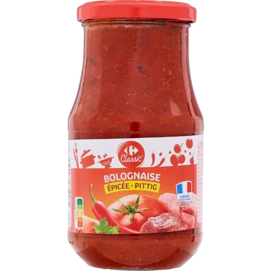 Sauce Bolognaise épicée CARREFOUR CLASSIC'