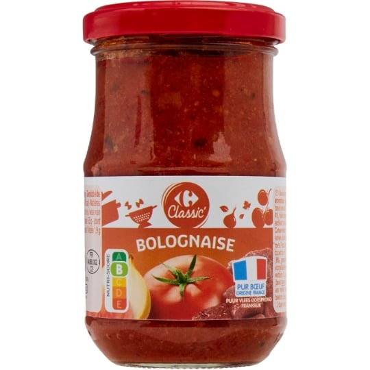 Sauce bolognaise CARREFOUR CLASSIC'