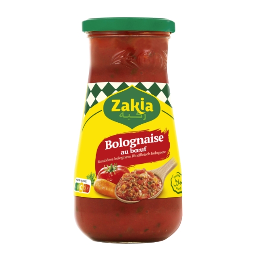Sauce Bolognaise au Boeuf Halal ZAKIA