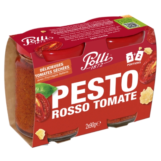 Pesto rosso tomates séchées et fromage POLLI
