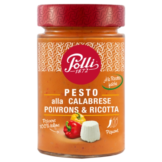 Sauce pesto Alla Calabrese Poivrons Et Ricotta POLLI