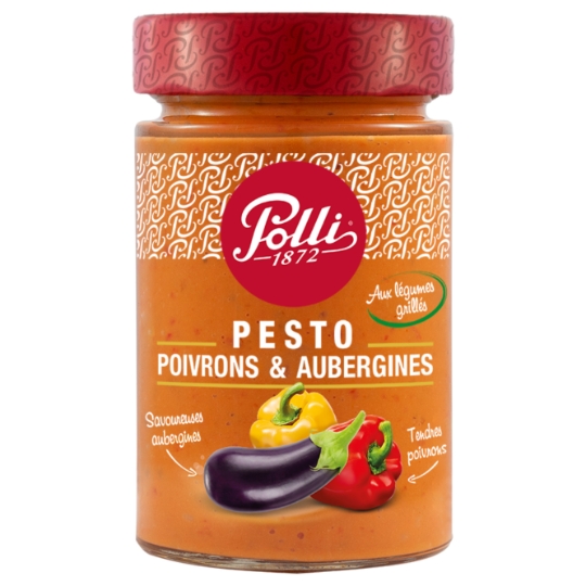 Sauce Pesto Poivrons & Aubergines POLLI