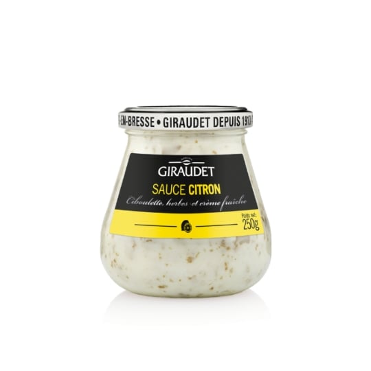 Sauce Citron Ciboulette Herbes et Crème Fraîche GIRAUDET