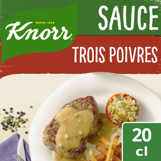 Préparation Déshydratée Sauce aux Trois Poivres KNORR
