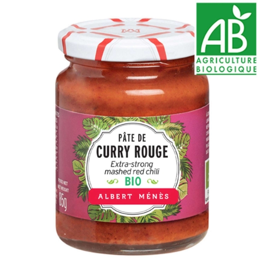 Pate de Curry rouge Bio ALBERT MENES