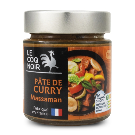 Pâté de Curry Massaman Doux LE COQ NOIR