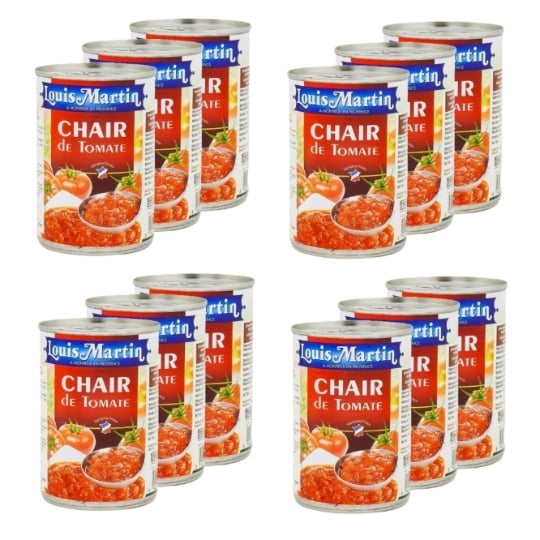 Lot 12x Chair De Tomate De Provence - Louis Martin - Boîte 400g LOUIS MARTIN