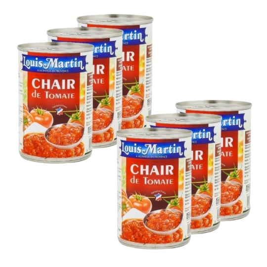 Lot 6x Chair De Tomate De Provence - Louis Martin - Boîte 400g LOUIS MARTIN