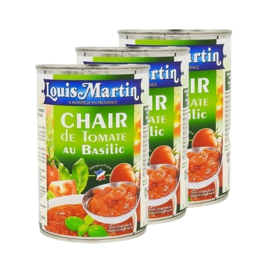 Lot 3x Chair De Tomate Au Basilic  - Louis Martin - Boîte 400g LOUIS MARTIN