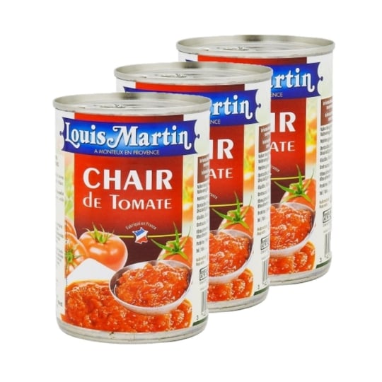 Lot 3x Chair De Tomate De Provence - Louis Martin - Boîte 400g LOUIS MARTIN