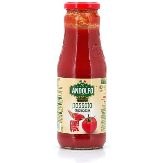 Coulis De Tomates Italiennes - Passata Di Pomodoro - Bocal 680g MASSERIA ANDOLFO