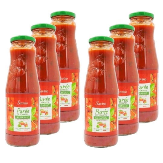 Purée De Tomates Au Basilic - Savino SAVINO