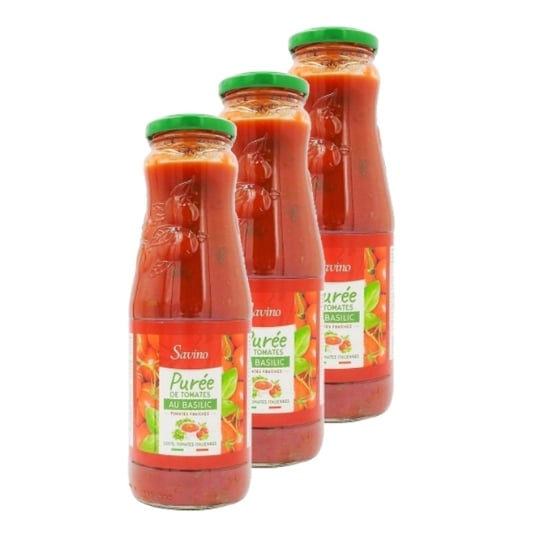 Purée De Tomates Au Basilic - Savino SAVINO