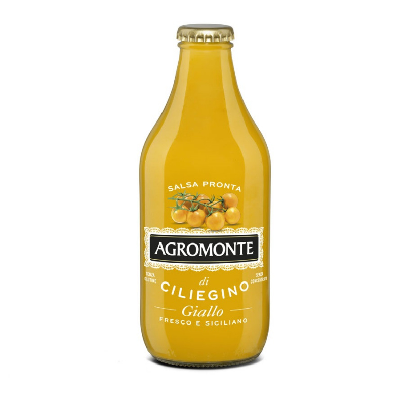 Sauce De Tomate Cerise Jaune Pour Pâtes 360 Gr AGROMONTE