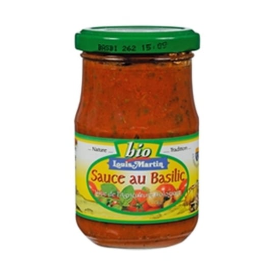 Sauce Tomates Basilic Bio - Louis Martin - Pot 190g LOUIS MARTIN