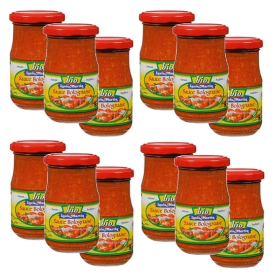 Lot 12x Sauce Bolognaise Bio - Louis Martin - Pot 190g LOUIS MARTIN
