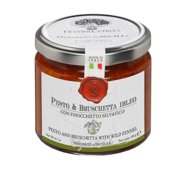 Pesto Et Bruschetta Ibleo Avec Fenouil Sauvage 190 Gr FRANTOI CUTRERA