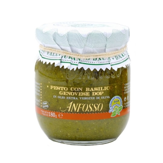 Pesto Avec Basilic Génois Aop 180 Gr OLIO ANFOSSO
