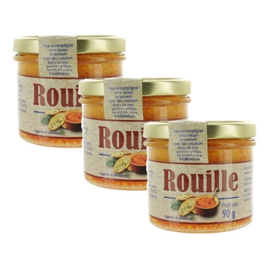 Lot 3x Rouille - Bocal 90g AGIDRA