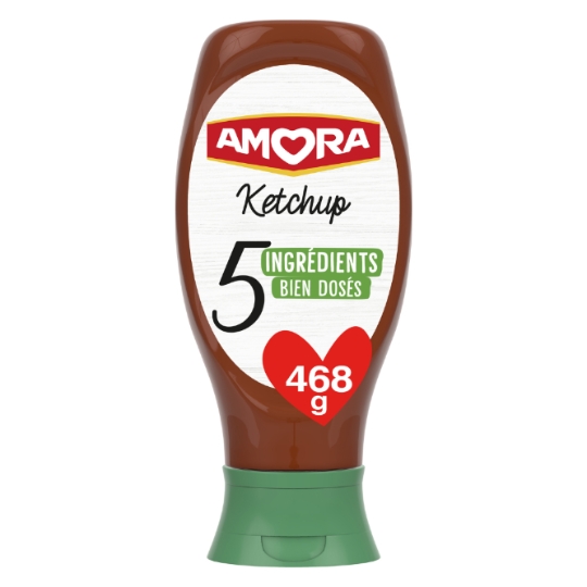 Ketchup 5 ingrédients sélectionnés AMORA