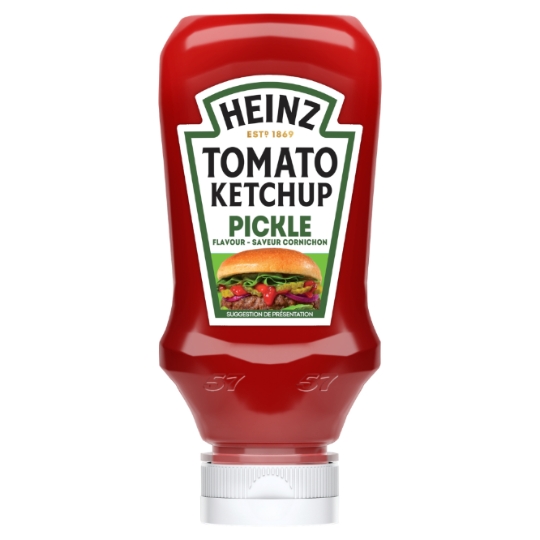 Sauce tomato ketchup pickle saveur cornichon HEINZ
