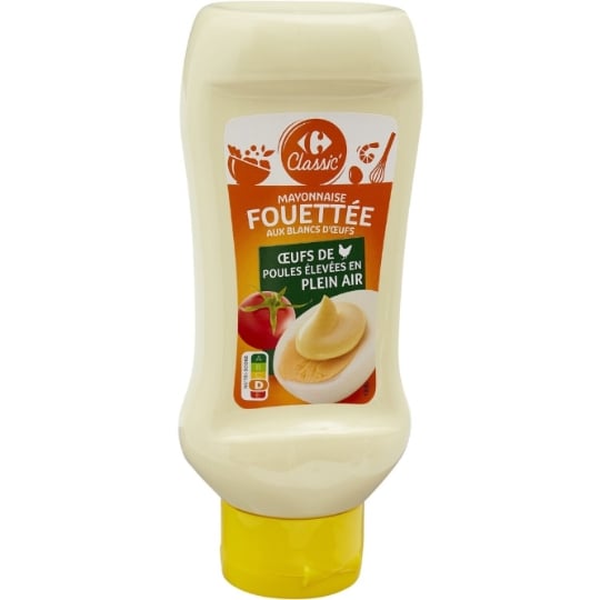 Mayonnaise fouettée au blancs d'œufs CARREFOUR CLASSIC'