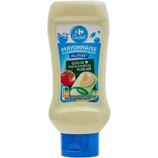 Mayonnaise allégée moutarde de Dijon CARREFOUR CLASSIC'