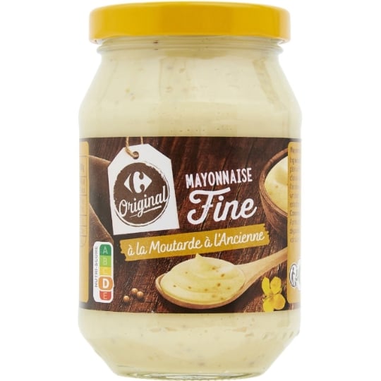 Mayonnaise fine moutarde à l'ancienne CARREFOUR ORIGINAL