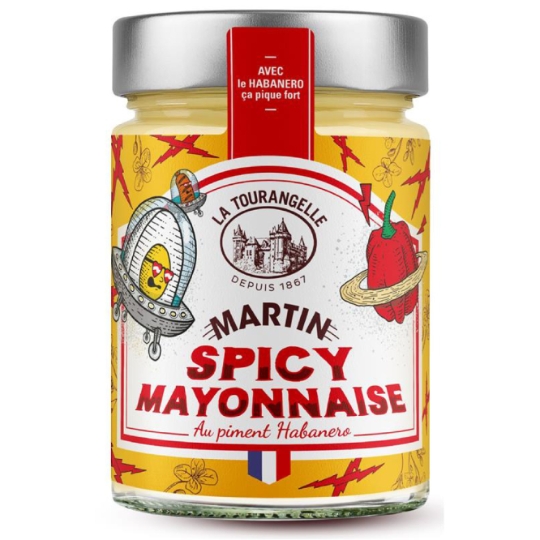 Mayonnaise Spicy au Piment Habanero LA TOURANGELLE