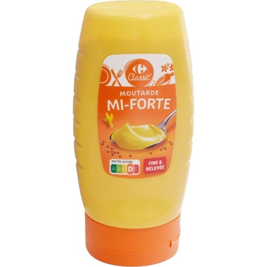 Moutarde Mi-Forte CARREFOUR CLASSIC'