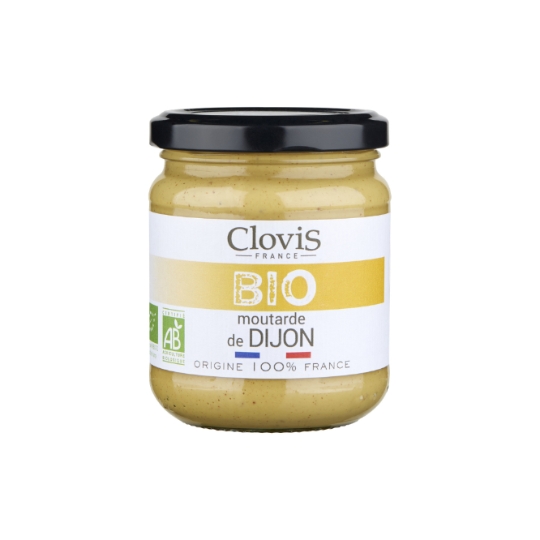 Moutarde De Dijon Bio 100% origine France CLOVIS