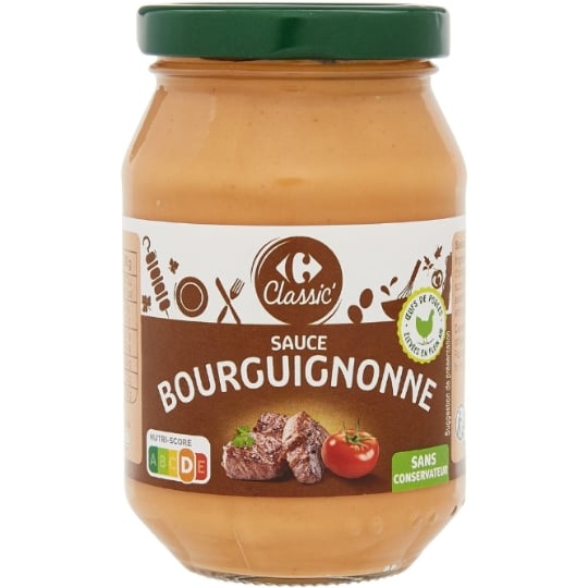 Sauce bourguignonne CARREFOUR CLASSIC'