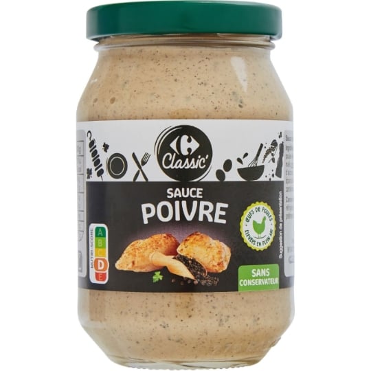 Sauce poivre CARREFOUR CLASSIC'