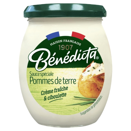 Sauce spéciale pommes de terre crème fraîche et ciboulette BENEDICTA