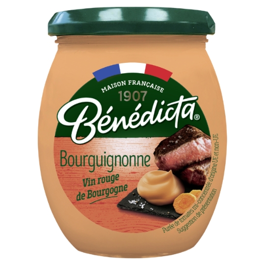 Sauce bourguignonne au vin rouge de Bourgogne BENEDICTA