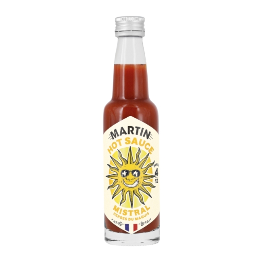 Sauce Piquante Mistral Herbes du Maquis Force 4/12 MARTIN HOT SAUCE