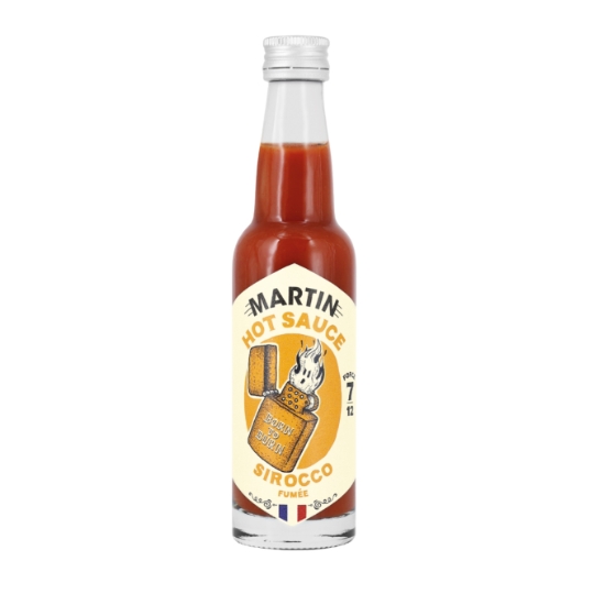 Sauce Piquante Sirocco Fumée Force 7/12 MARTIN HOT SAUCE