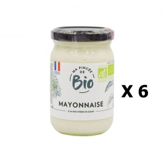 Lot 6x Mayonnaise Bio - Ma Pincée De Bio - Pot 185g MA PINCÃ‰E BIO