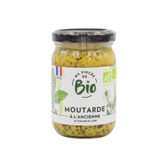 Moutarde À L'ancienne Au Vinaigre De Cidre Bio - Ma Pincée Bio - Pot 200g MA PINCÃ‰E BIO