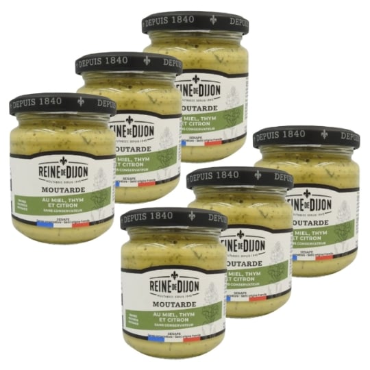 Moutarde Au Miel, Thym Et Citron - Reine De Dijon REINE DE DIJON