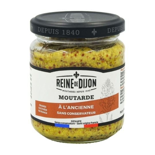 Moutarde À L'ancienne - Reine De Dijon - Pot 190g REINE DE DIJON