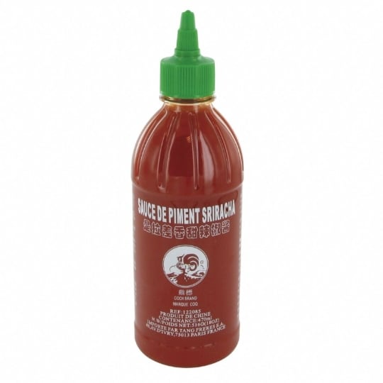 Sauce Pimentée Sriracha 516g - Chili Sauce - Marque Coq 4 Bouteilles COQ