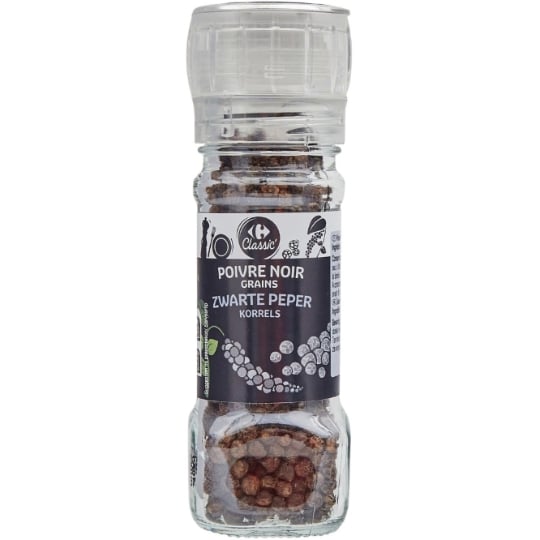 Poivre Noir Grains CARREFOUR CLASSIC'
