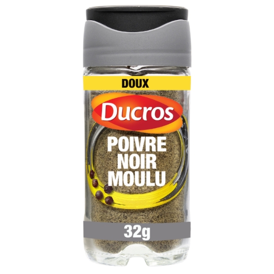 Poivre Noir Moulu Doux Force 5 DUCROS