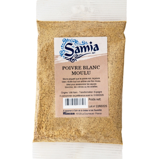 Poivre Blanc Moulu SAMIA