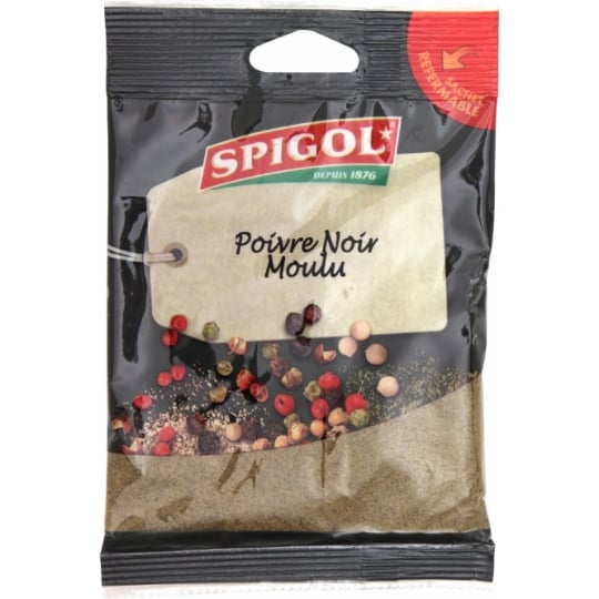 Poivre Noir Moulu SPIGOL