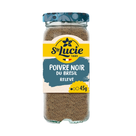 Poivre Noir Moulu Brésil SAINTE LUCIE