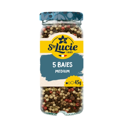 Mélange de 5 Baies poivre SAINTE LUCIE