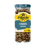 Mélange de 5 Baies poivre SAINTE LUCIE